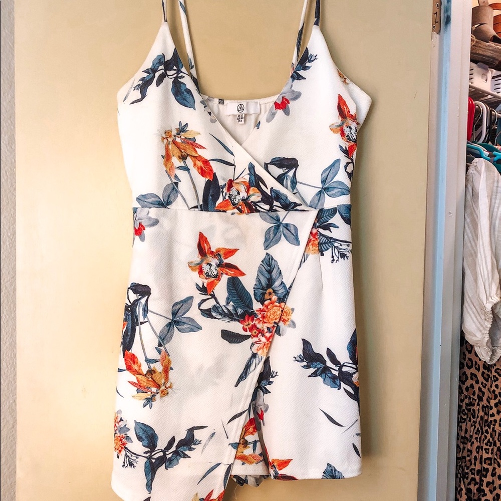Floral romper dress